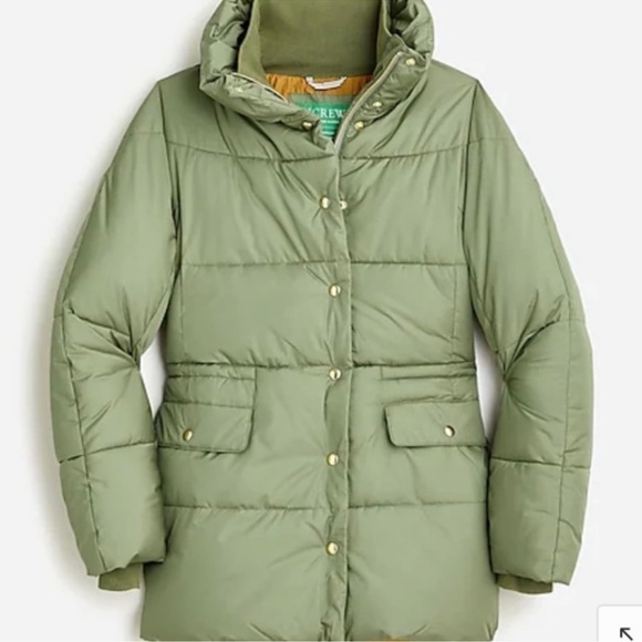 NWOT jcrew puffer coat - Picture 1 of 7